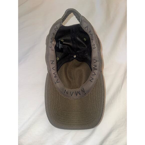 Aman Baseball Hat Unisex Medium - Khaki Olive Green  signature ‘A’ logo cap main image 7